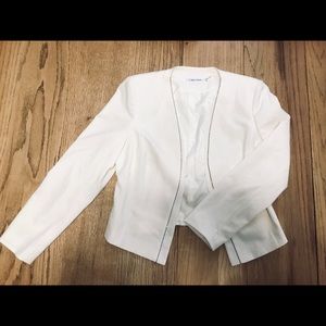 White Calvin Klein jacket